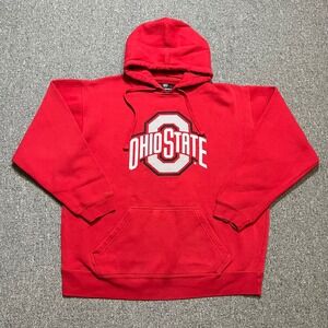 Top of the World Ohio State Buckeyes Hoodie Mens XL Red Sweatshirt NCAA Football